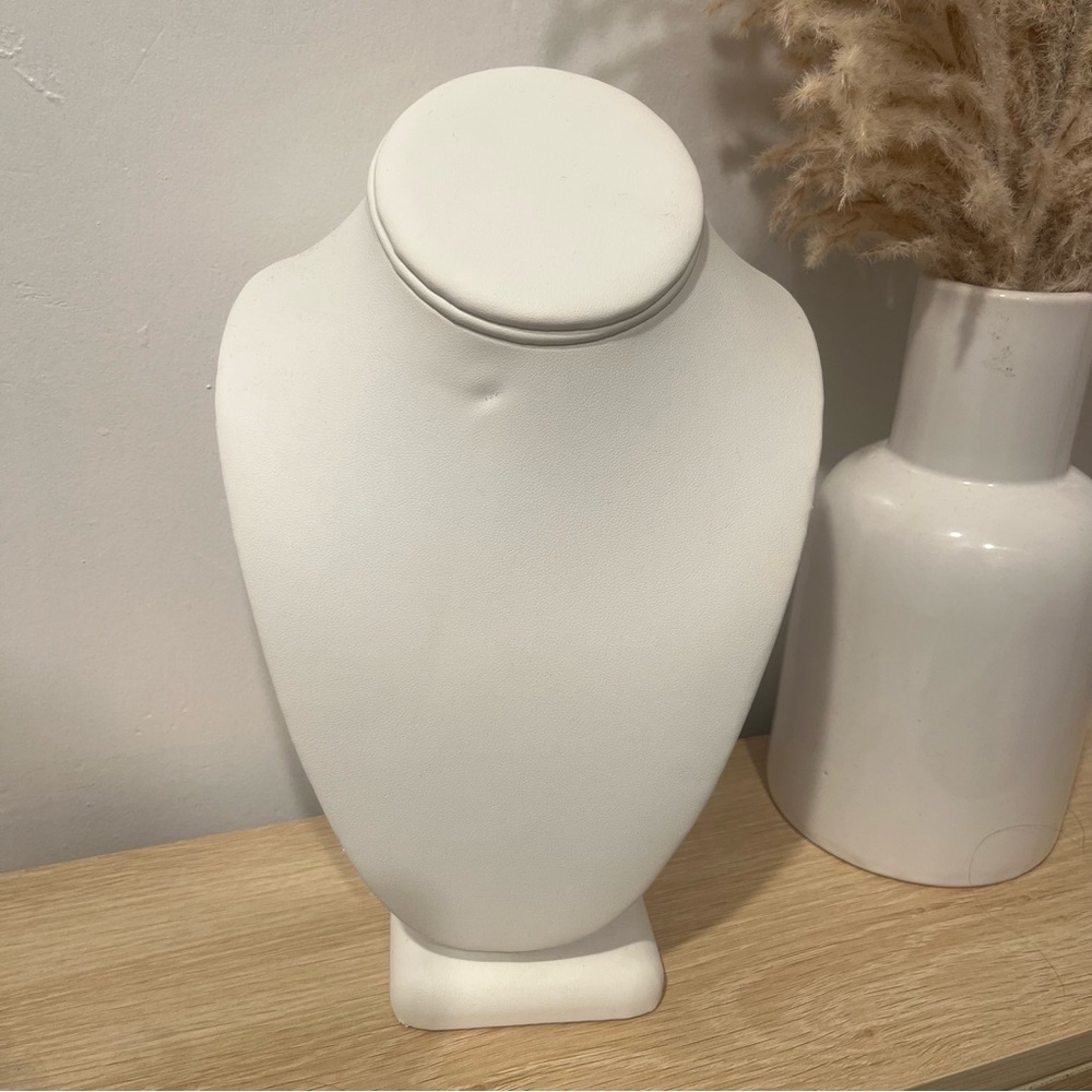 White Jewelry Display